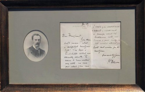 Image for AUTOGRAPH LETTER SIGNED from Osler to William Fingland. 12/28/1911. AUTOGRAPH LETTER SIGNED from Osler to William Fingland. 12/28/1911.