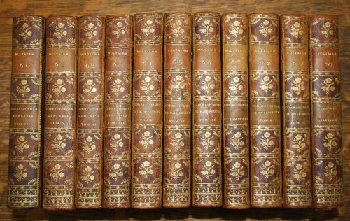 Image for Oeuvres Completes de Voltaire 69 of 70 Volumes Oeuvres Completes de Voltaire 69 of 70 Volumes