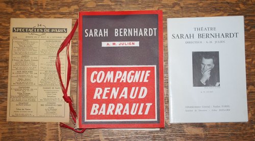 Image for Theatre Sarah Bernhardt by A.M. Julien; Le Theatre Historique, Cahiers de la Compagnie - Madeleine Renaud et Jean-Louis Barrault Theatre Sarah Bernhardt by A.M. Julien; Le Theatre Historique, Cahiers de la Compagnie - Madeleine Renaud et Jean-Louis Barrault