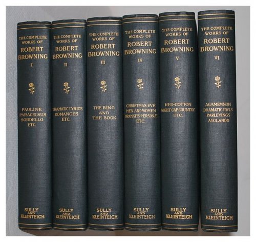 Image for The Complete Works Of Robert Browning University Edition Six Volume Set The Complete Works Of Robert Browning University Edition Six Volume Set