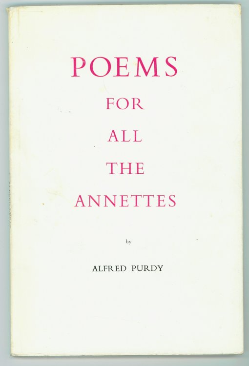 Image for Poems for All the Annettes Poems for All the Annettes