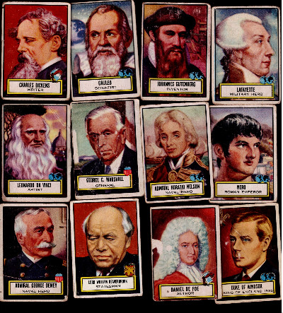 Look n See Trading Cards, 127 different cards