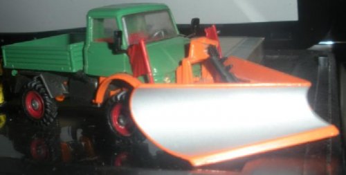 Original Corgi Toys 1960s Unimog Mercedes Benz Snowplow Truck 406 GT Britain