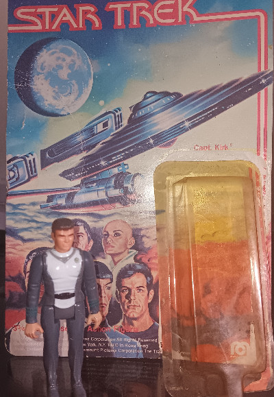 1980 Mego Star Trek CAPTAIN KIRK Figure Carded