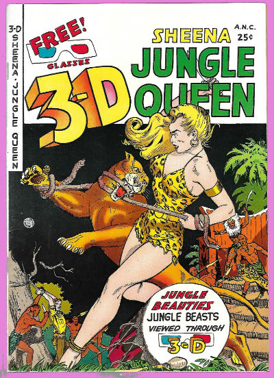 3-D Sheena, Jungle Queen (1953)with 3D glasses