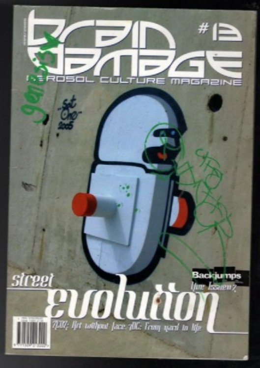 Brain Damage Graffiti Magazine Issue 13