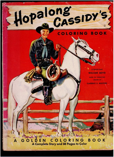 Hopalong Cassidy's coloring book