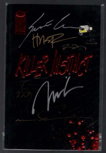 Killer Instinct Tour Book - Cover -LEE -CHOI -Heisler -GARNER +2 Autographs - SEALED