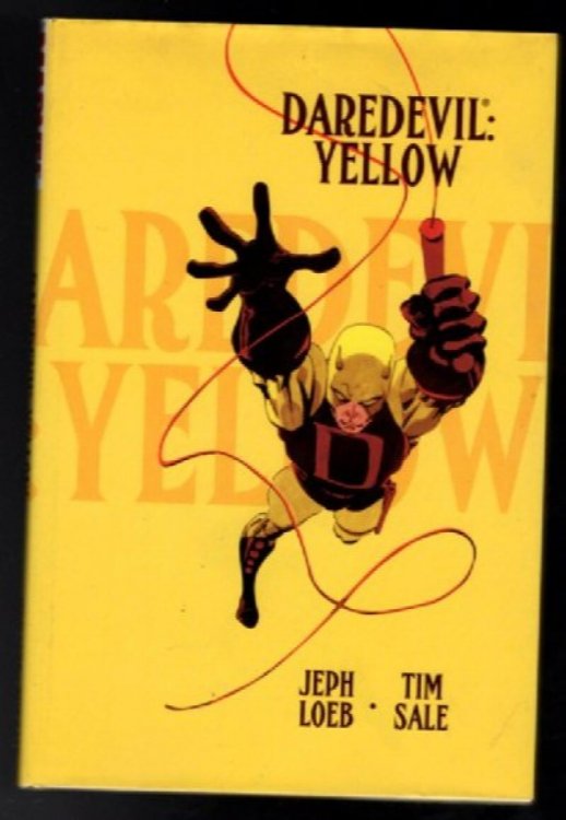 Daredevil Yellow by Tim Sale and Jeph Loeb (2008, Hardcover) VERY GOOD