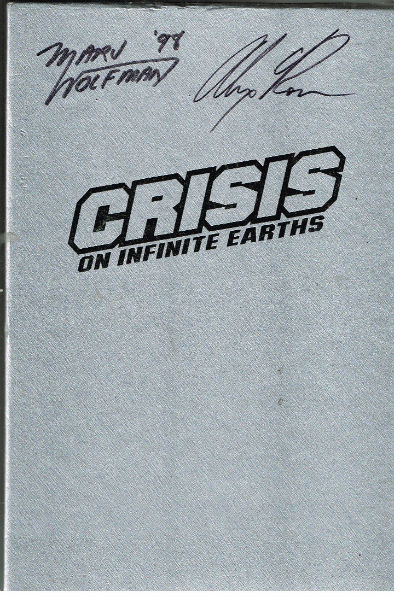DC CRISIS ON INFINITE EARTHS HC WITH SLIPCASE-signed