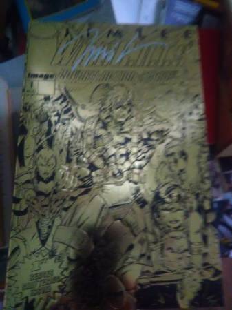 WildC.A.T.S: Covert Action Teams #1 (Gold Edition)-signed by Jim Lee