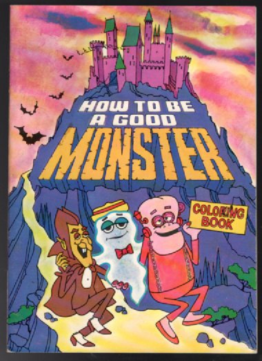GENERAL MILLS COUNT CHOCULA, FRANKENBERRY HOW TO BE A GOOD MONSTER COLOR BOOK