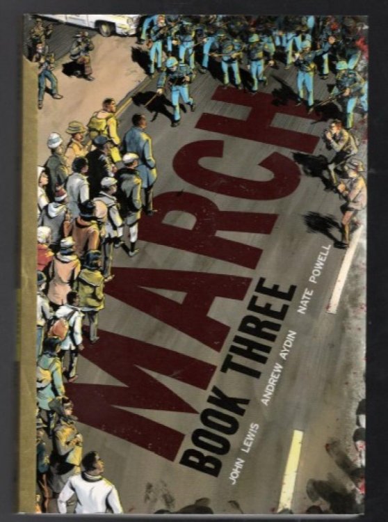 March Book Three-signed by all three