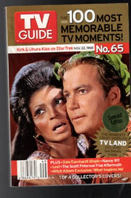 TV Guide 5-11 2004;Uhura and Kirk kiss