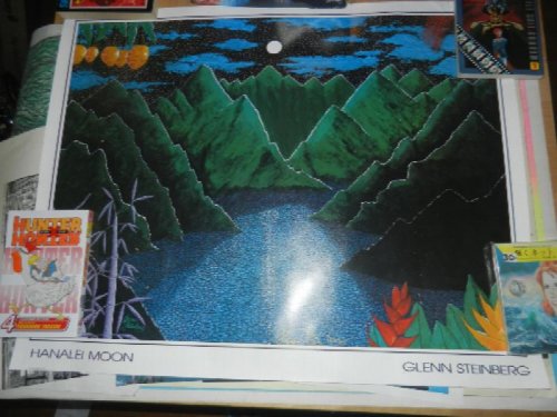 Glenn Steinberg Hanalei Moon (Print of Painting) 30