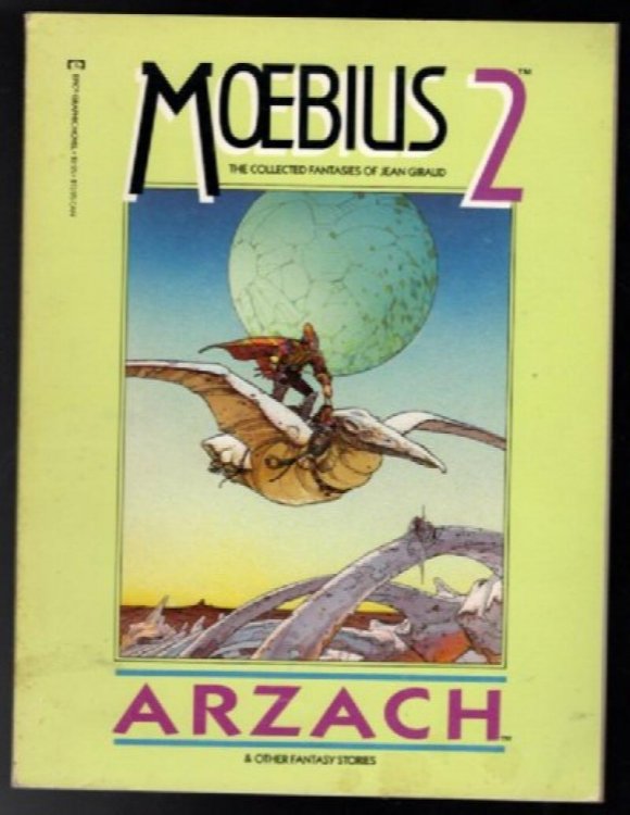 Moebius 2 Arzach + Other Fantasies 1987 Jean Giraud Graphic Novel 0871352796