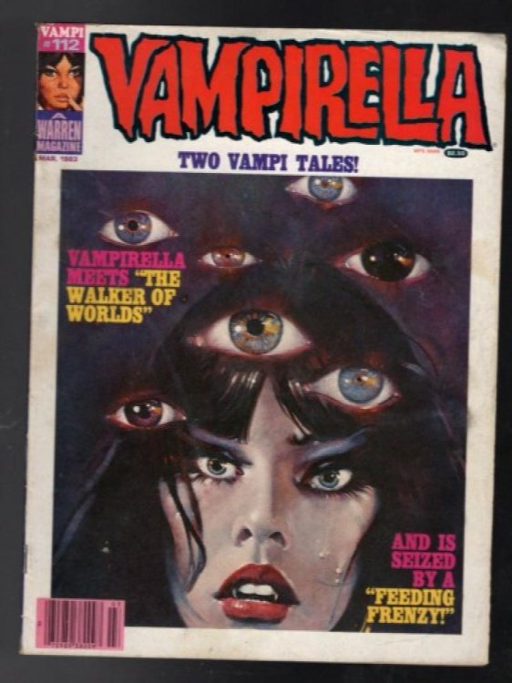 RARE LOW PRINT RUN Vampirella #112 LAST Warren Issue Hoffman Cover 1983