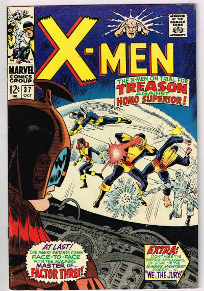 UNCANNY X-MEN #37 1967 VOLUME 1 MARVEL