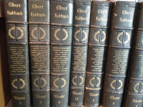 THE COMPLETE WRITINGS OF ELBERT HUBBARD [ COMPLERTE 20 VOL SET AUTHOR'S EDITION ]