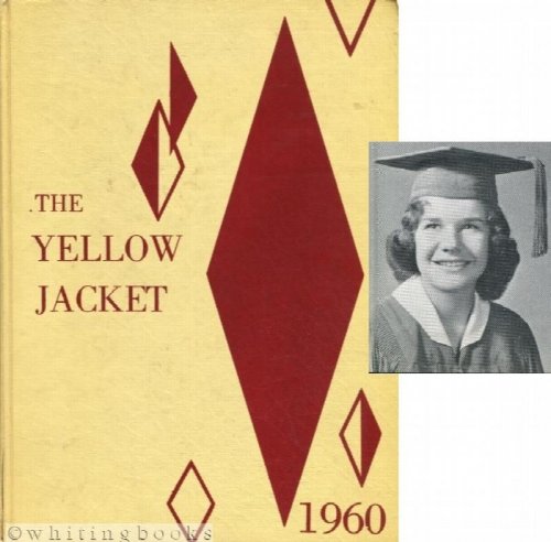 The Yellow Jacket 1960 [Yearbook] Featuring JANIS JOPLIN in the Senior Class and JIMMY JOHNSON (Super Bowl Champion coach, Dallas Cowboys) in the Junior Class at Thomas Jefferson High School, Port Arthur, Texas (Commencement Program included, lists Joplin)