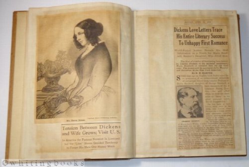 Image for Vintage Scrapbook of Newspaper Articles (Primarily New York Papers) about Charles Dickens from Book Reviews and Other Reports in 1934 Vintage Scrapbook of Newspaper Articles (Primarily New York Papers) about Charles Dickens from Book Reviews and Other Reports in 1934